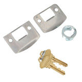 Camelot Satin Nickel Electronic Door Lock with Georgian Door Knob Featuring Flex Lock - Super Arbor