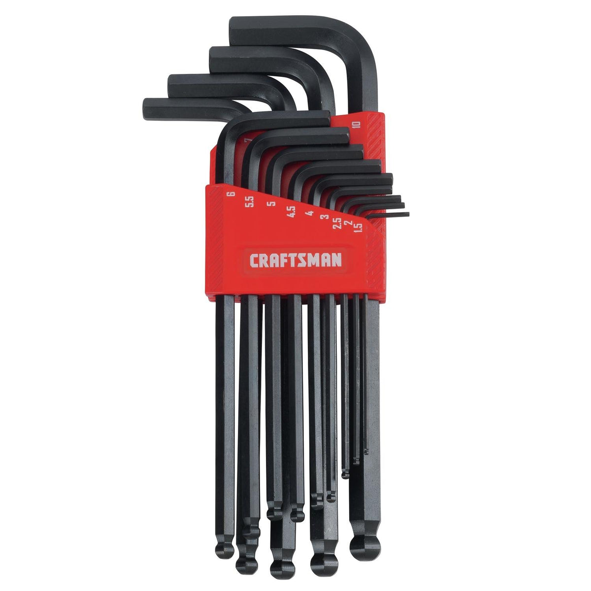 Craftsman Metric Long and Short Arm Ball End Hex Key Set, 13 pc