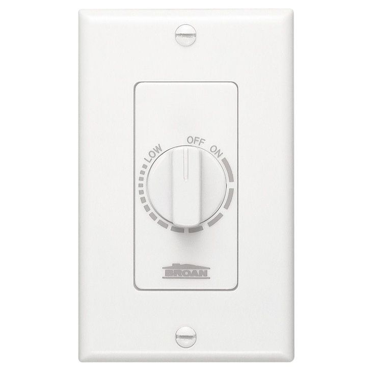 Broan-NuTone Electronic Variable-Speed Fan Control in White