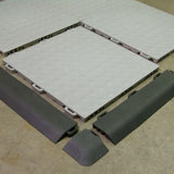 Greatmats StayLock Bump Top Gray 12 in. x 12 in. x 0.56 in. PVC Plastic Interlocking Gym Floor Tile (Case of 26)