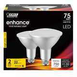 Feit Electric 75-Watt Equivalent PAR30 Dimmable CEC Title 24 Compliant LED ENERGY STAR 90+ CRI Flood Light Bulb Bright White (24-Pack)