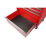 36 in. W 6-Drawer, Deep Tool Chest Cabinet in Gloss Red