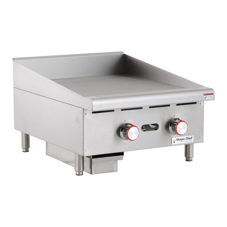 Commercial 24 in. Thermostatic Countertop Griddle