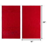 Multi-Color Kitchen Icon Design Chic Pattern Weave Cotton Kitchen Towel Set (8-Pieces)