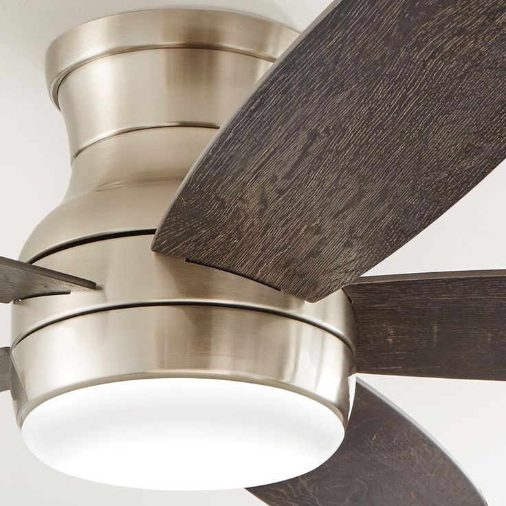 Ashby Park 52 in. White Color Changing Integrated LED Brushed Nickel Ceiling Fan with Light Kit and Remote Control