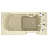 HD Series 26 in. x 53 in. Right Drain Quick Fill Walk-In Soaking Bathtub in Biscuit - Super Arbor
