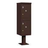3300 Series USPS 2-Compartments Outdoor Parcel Locker in Gray - Super Arbor