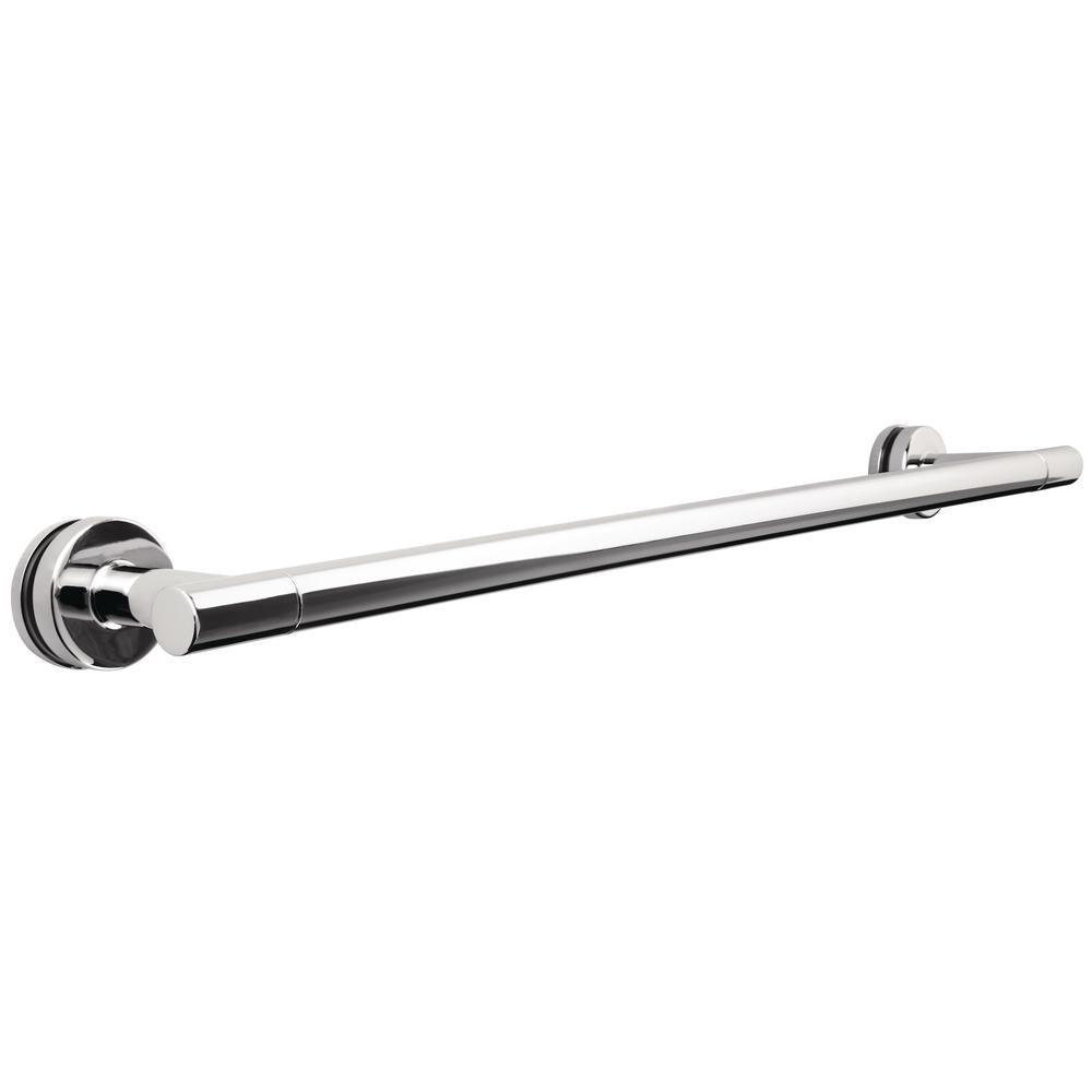 Lyndall 60 x 59-1/4 in. Frameless Mod Soft-Close Sliding Bathtub Door in Chrome with 3/8 in. (10mm) Clear Glass - Super Arbor