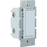 Home Automation 120 VAC 3-Way Auxiliary Add-On Switch, Almond/White Paddles - Super Arbor
