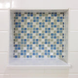 8 in. x 8 in. x 3.5 in. Shower Niche in Gray - Super Arbor