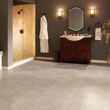 Armstrong Grouted Ceramic Pumice 12 in. x 12 in. Residential Peel and Stick Vinyl Tile Flooring (45 sq. ft. / case)