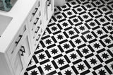 Style Selections Kingston Deco 3-mil x 12-in W x 12-in L Water Resistant Peel and Stick Luxury Vinyl Tile Flooring