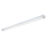 2-Light White Ceiling Commercial Strip Fluorescent Light - Super Arbor