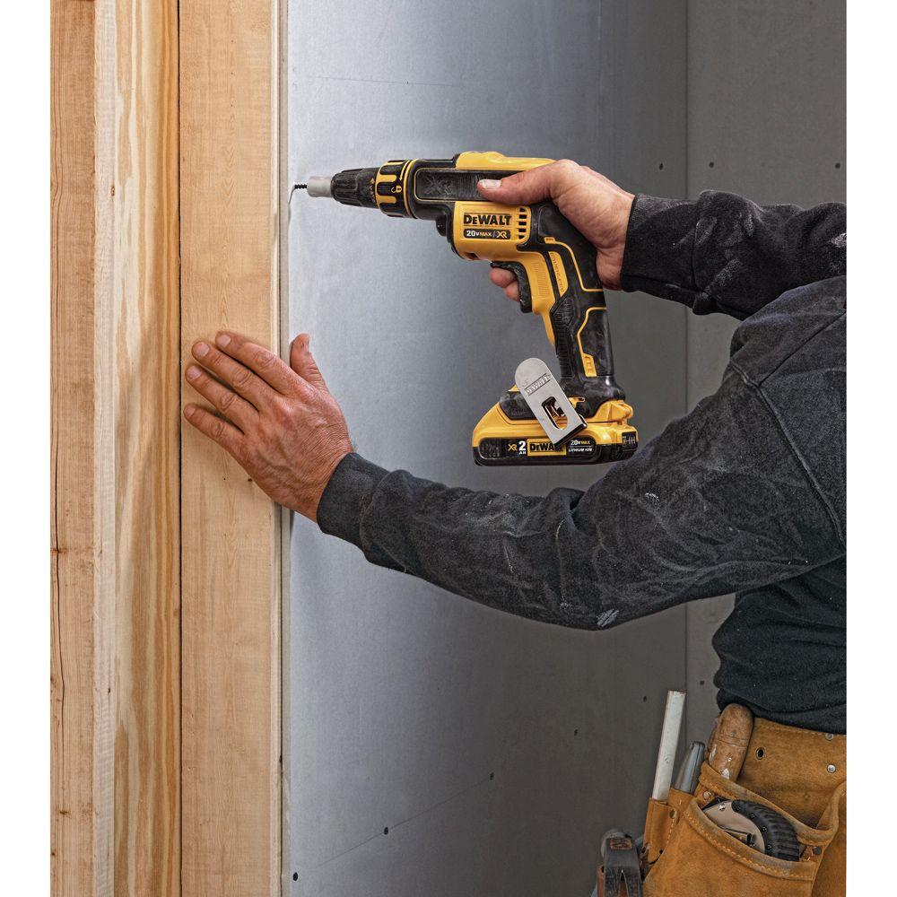 20-Volt MAX XR Lithium-Ion Cordless Drywall Screwgun/Cut-out Tool Combo Kit (2-Tool) with (2) Batteries 2Ah and Charger