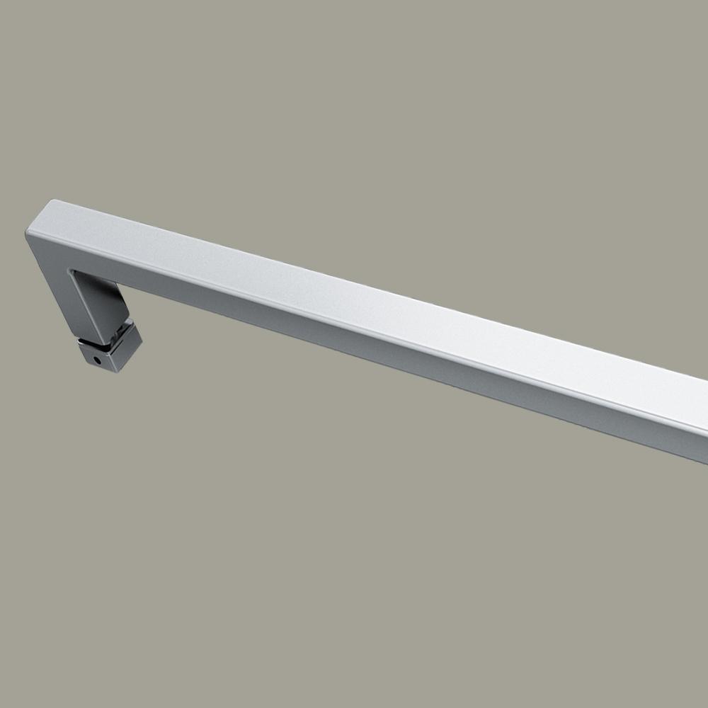 Lagoon 60 in. x 76 in. Left Drain Alcove Shower Kit in Ash Grey and Silver Hardware - Super Arbor