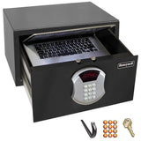 0.74 cu. ft. Low Profile Steel Pull Out Drawer Safe with LED Display and Digital Lock