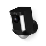 Spotlight Cam Battery Outdoor Rectangle Security Wireless Standard Surveillance Camera in Black - Super Arbor