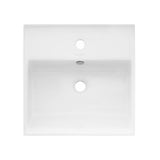 Swiss Madison Claire Compact Ceramic Wall Hung Sink in White