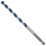 1/4 in. x 4 in. x 6 in. Blue Granite Turbo Carbide Hammer Drill Bit  for Concrete, Stone and Masonry Drilling - Super Arbor