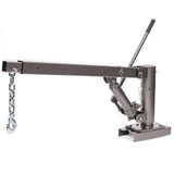Stark 1100 lbs. Capacity Hitch Mounted Crane Hydraulic Lift Hoist for Pickup Trucks - Super Arbor