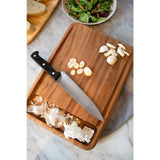 10.5 in. x 15 in. x 1.25 in. Rectangle Acacia Wood Edge Grain Cutting Board