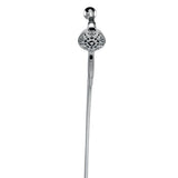 SureDock 7-Spray 5 in. Single Wall Mount Handheld H2Okinetic Shower Head in SpotShield Brushed Nickel
