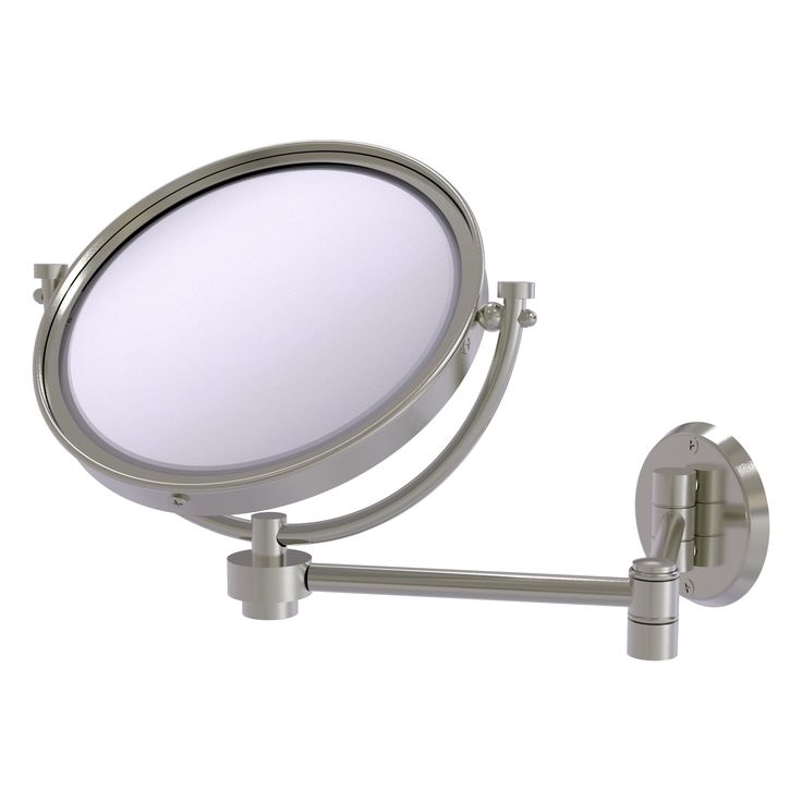 Allied Brass Tribecca 8-in x 15-in Polished Brass Double-Sided Magnifying Wall-Mounted Vanity Mirror