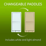 Z-Wave Plus Smart Light Switch, White and Light Almond - Super Arbor