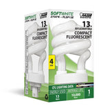 13-Watt Equivalent CFLNI Spiral 4-Pin G24Q-1 Base Soft White (2700K) Compact Fluorescent CFL Light Bulb (50-Pack)