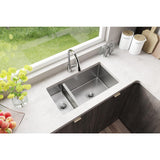 Crosstown Undermount Stainless Steel 33 in. Double Bowl Kitchen Sink - Super Arbor