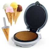Single Waffle White Waffle Cone Waffle Maker