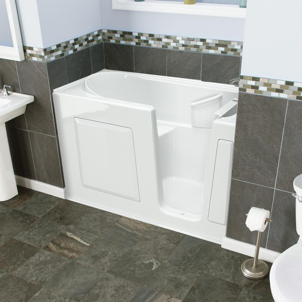 Value Series 60 in. Right Hand Walk-In Bathtub in White - Super Arbor