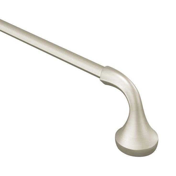 Eva 4-Piece Bath Hardware Set with 24 in. Towel Bar, Paper Holder, Towel Ring, and Robe Hook in Brushed Nickel
