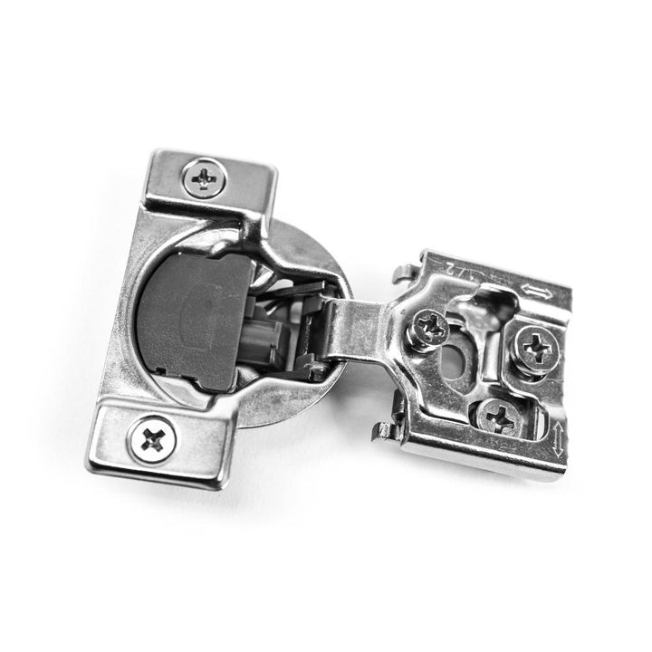 105° 1/2 in. (35 mm) Overlay with Dowel, Soft Close Face Frame Cabinet Hinges with Installation Screws (15-Pairs) - Super Arbor
