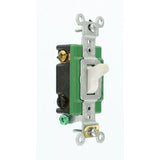30 Amp Industrial Double Pole Switch, White - Super Arbor