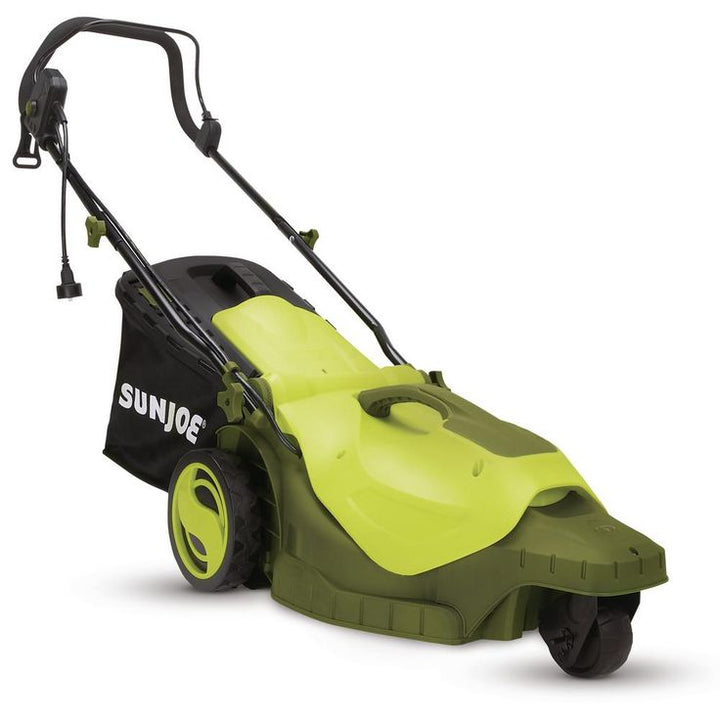 Sun Joe 16 in. 12 Amp 360-degree 3-Wheel Corded Electric Walk-Behind Push Lawn Mower