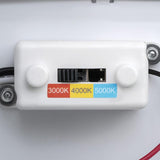 Low Profile 40 in. 2600 Lumens Integrated LED Dimmable White Wraparound Light 3 Color Changing Options Dimmable