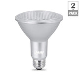 Feit Electric 75-Watt Equivalent PAR30 Dimmable CEC Title 20 LED ENERGY STAR 90+ CRI Flood Light Bulb, Daylight (2-Pack)