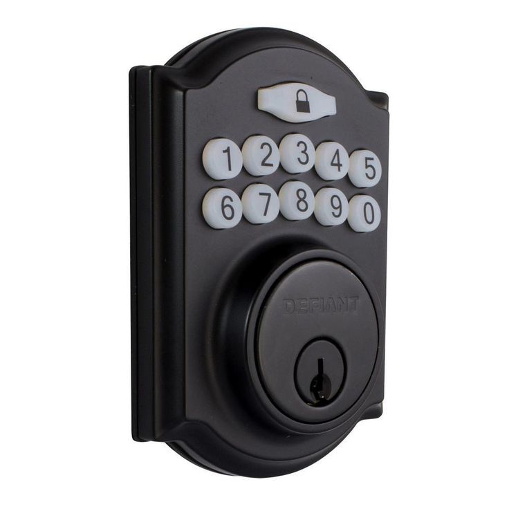 Castle Satin Nickel Electronic Keypad Deadbolt