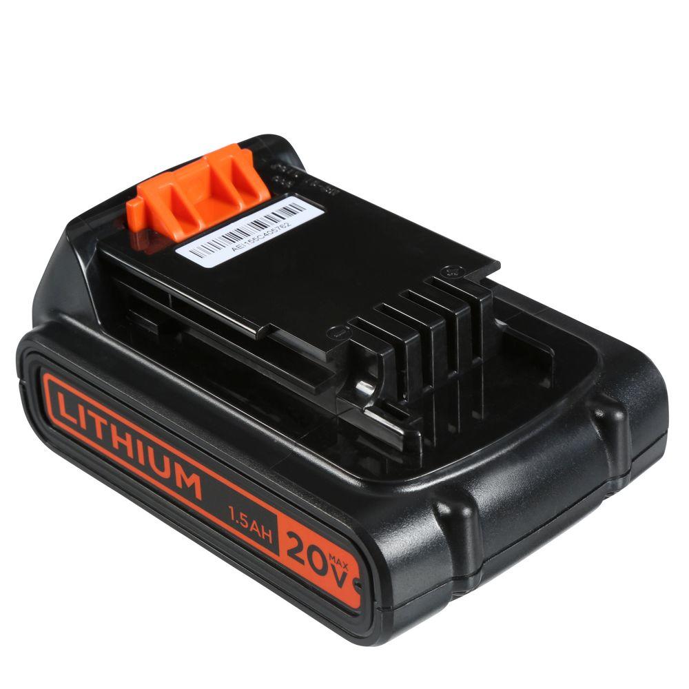 20-Volt MAX Lithium-Ion Cordless 3/8 in. Drill/Driver with Battery 1.5Ah and Charger - Super Arbor