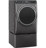 GE 5.0 cu. ft. Diamond Gray Front Load Washing Machine with UltraFresh Vent System with OdorBlock, Sanitize + Allergen