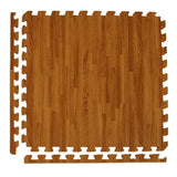 Greatmats Wood Grain Reversible Standard Wood/Tan 24 in. x 24 in. x 0.5 in. Foam Interlocking Floor Tile (Case of 25)