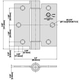 3-1/2 in. Oil-Rubbed Bronze Adjustable Spring Door Hinge