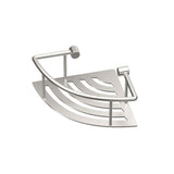8 in. W Elegant Corner Shelf in Chrome - Super Arbor