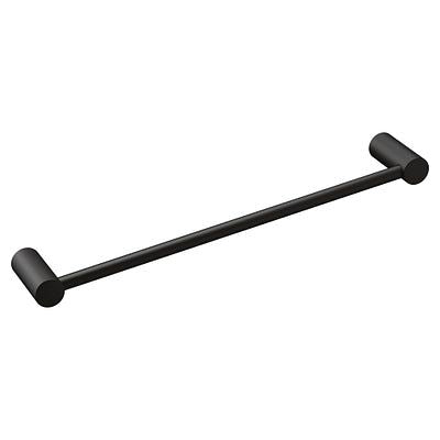 Moen Align 24-in Matte Black Wall Mount Single Towel Bar