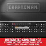 CRAFTSMAN Premium 2000 Series 51.5-in W x 24.5-in H 7-Drawer Steel Tool Chest (Black)
