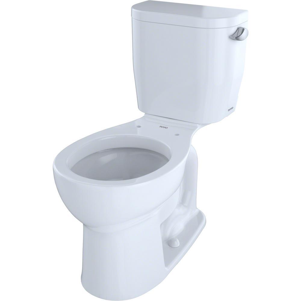 Entrada 2-Piece 1.28 GPF Single Flush Elongated Toilet with Right Hand Trip Lever in Cotton White - Super Arbor