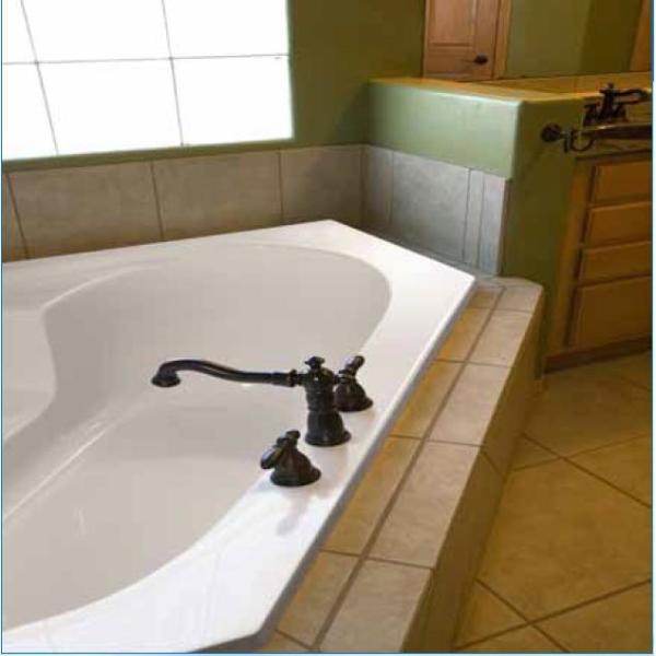 Studio 60 in. Corner Drop-in Non-Whirlpool Bathtub in White - Super Arbor