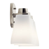 DELTA Sandover 3-Light Nickel Traditional Vanity Light