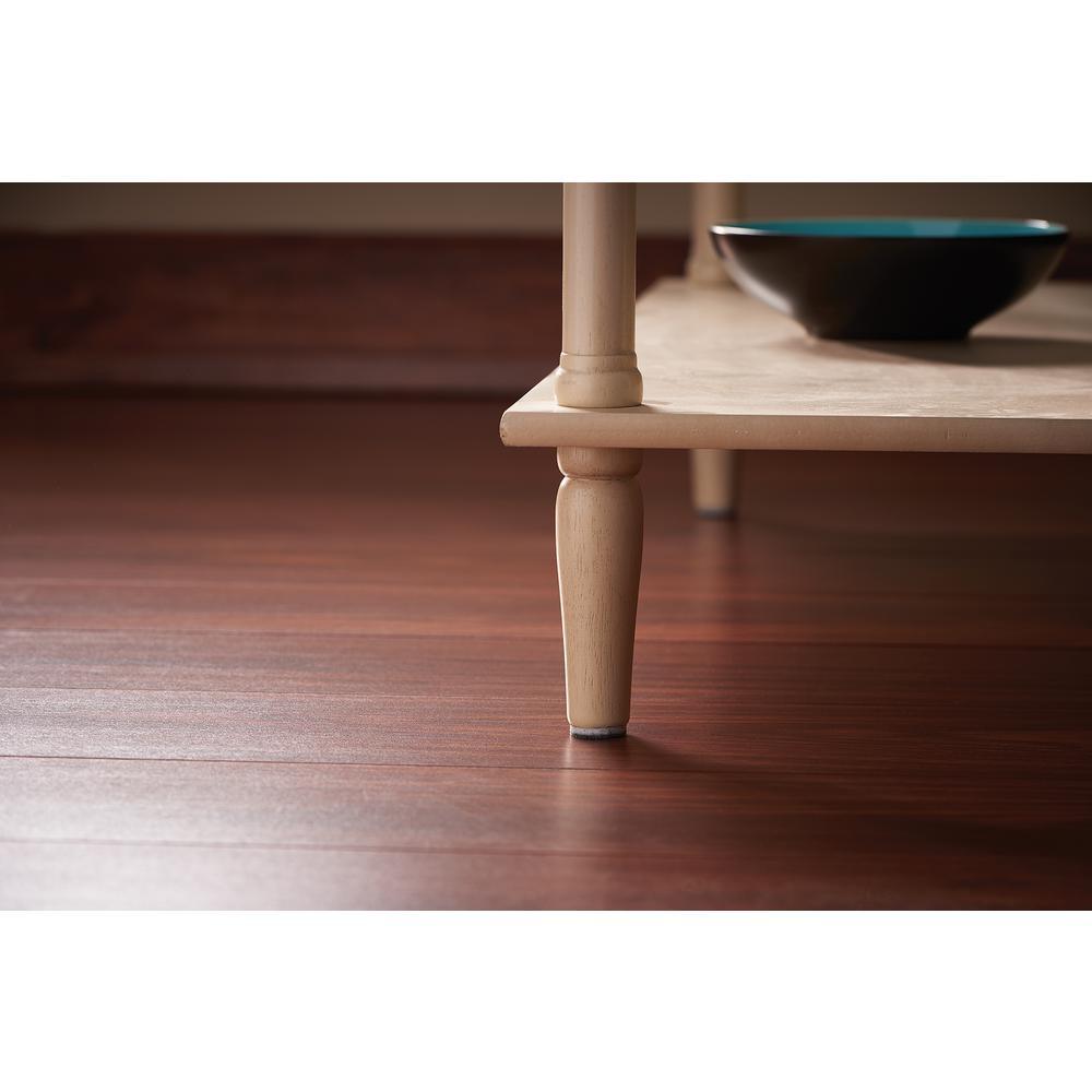 Scotch 3 in. Brown Round Surface Protection Felt Floor Pads (4-Pack) - Super Arbor